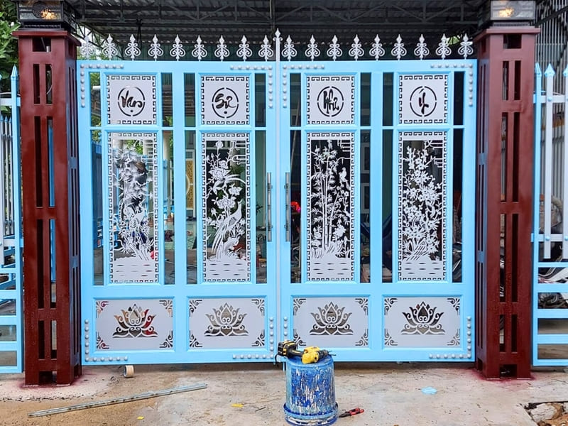 Mẫu cổng sắt CNC độc lạ